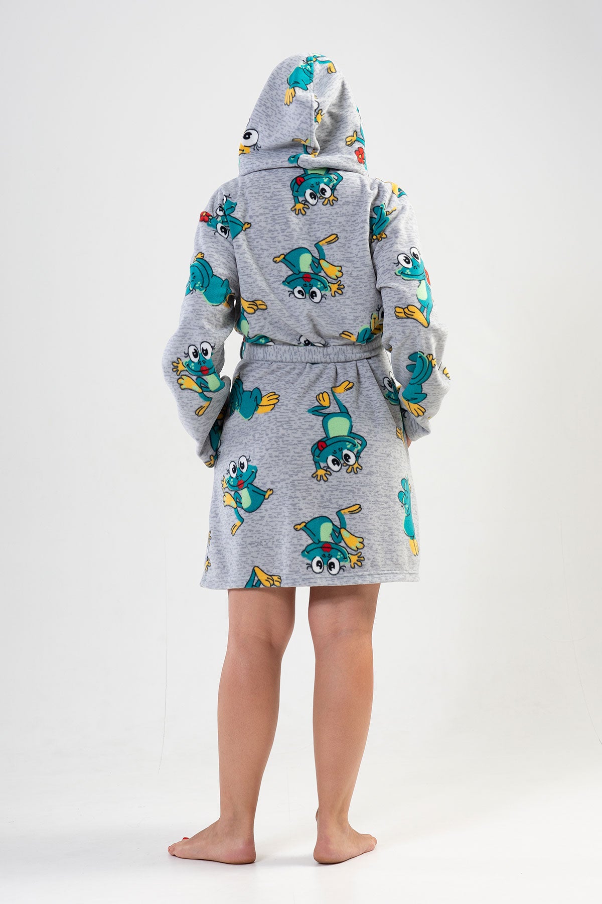 Woman Big Size Frogy Dressing Gown