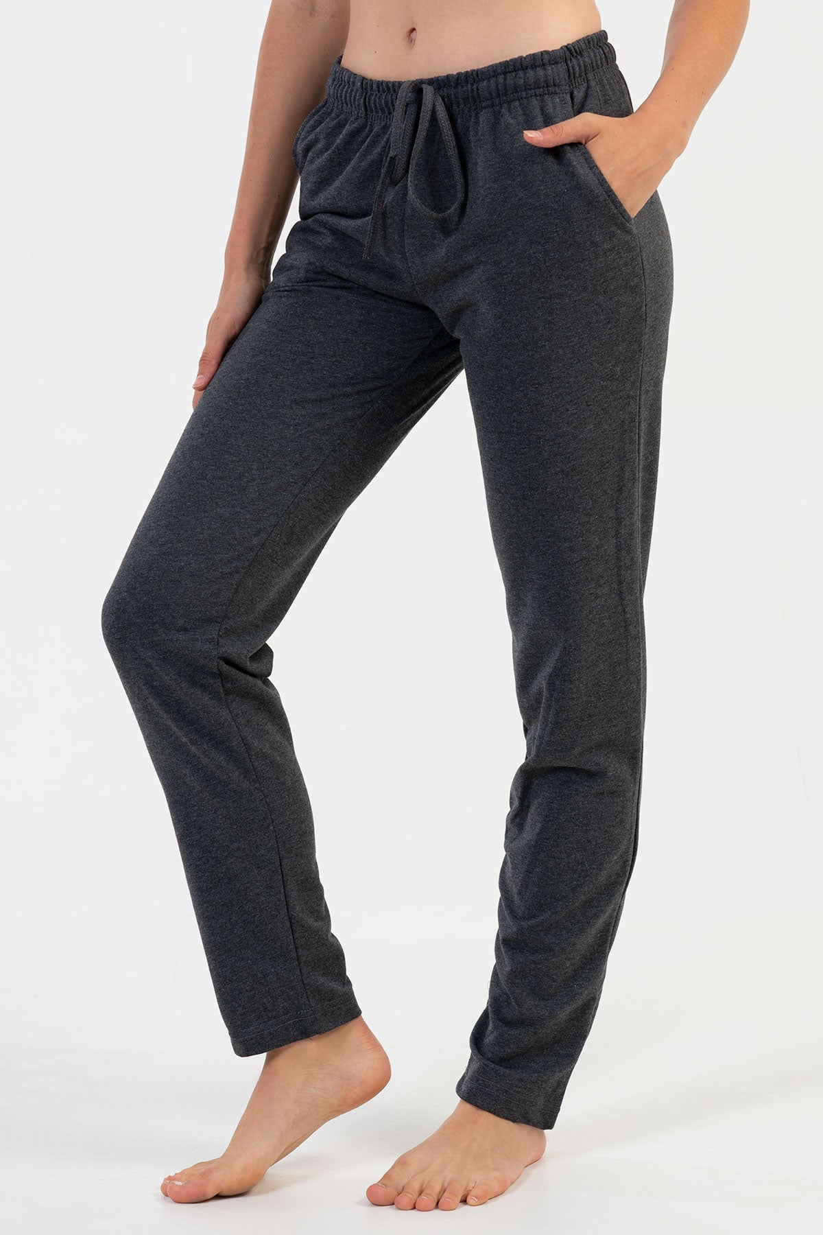 KADIN 2IPLIK CEPLI TEK ALT PIJAMA