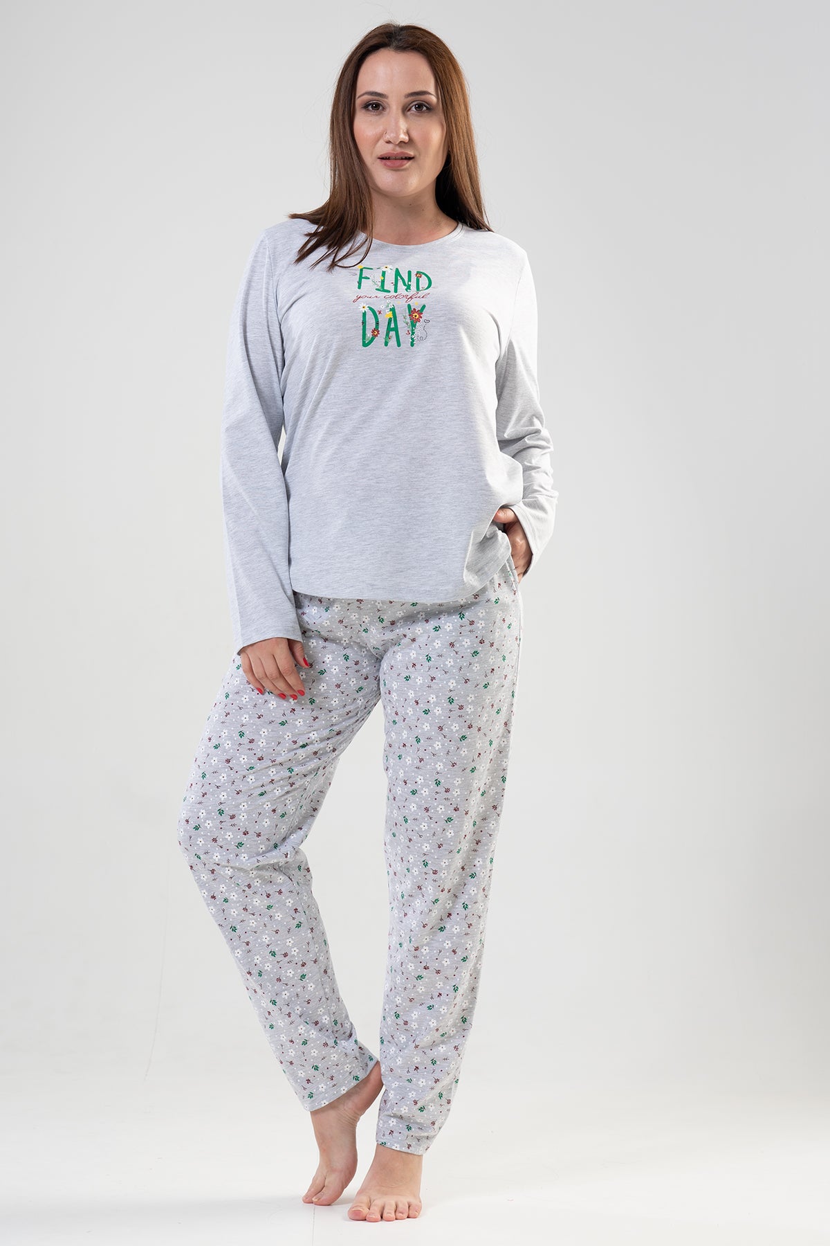 Woman Big Size Find Way Pyjama Set