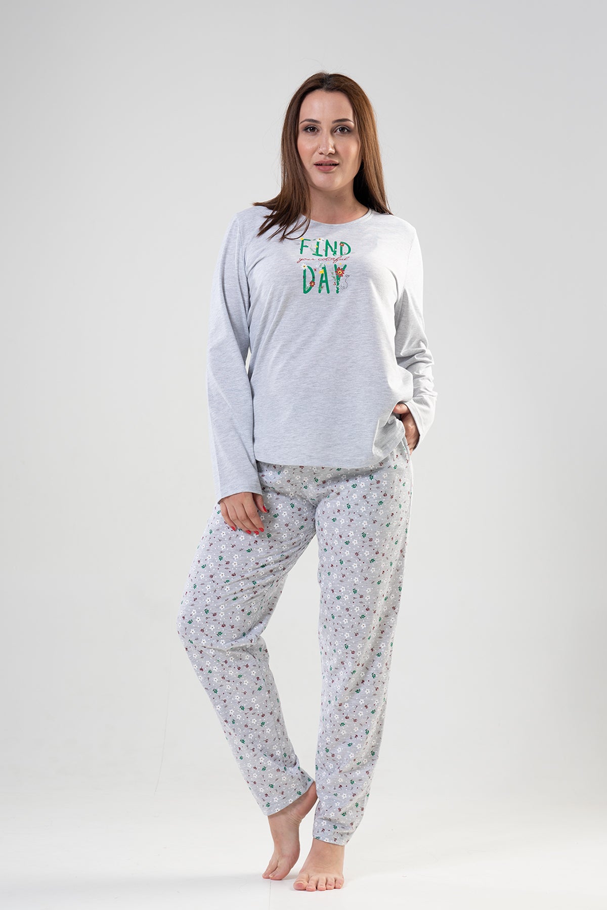 Woman Big Size Find Way Pyjama Set