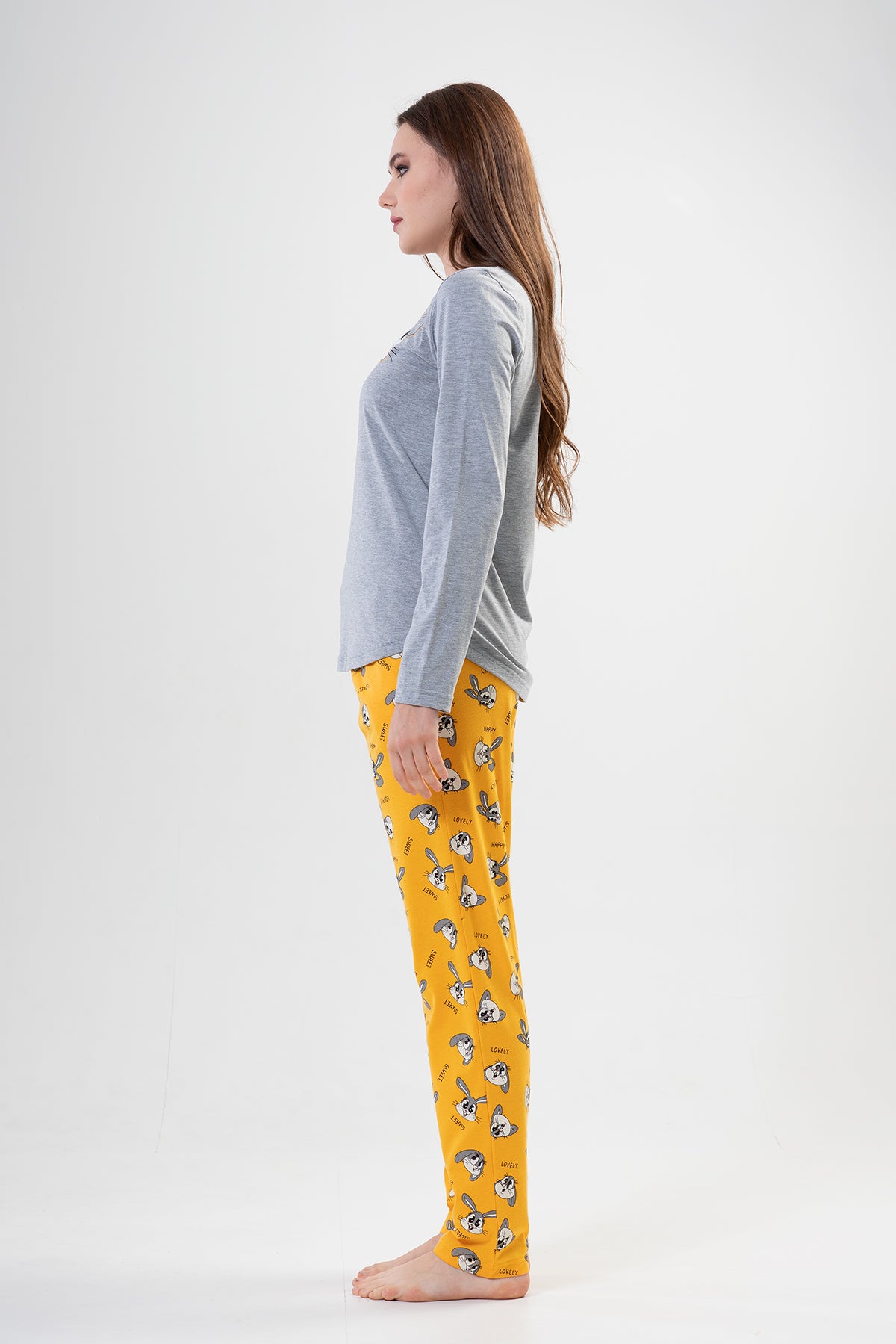 Woman Yellow Pyjama Set