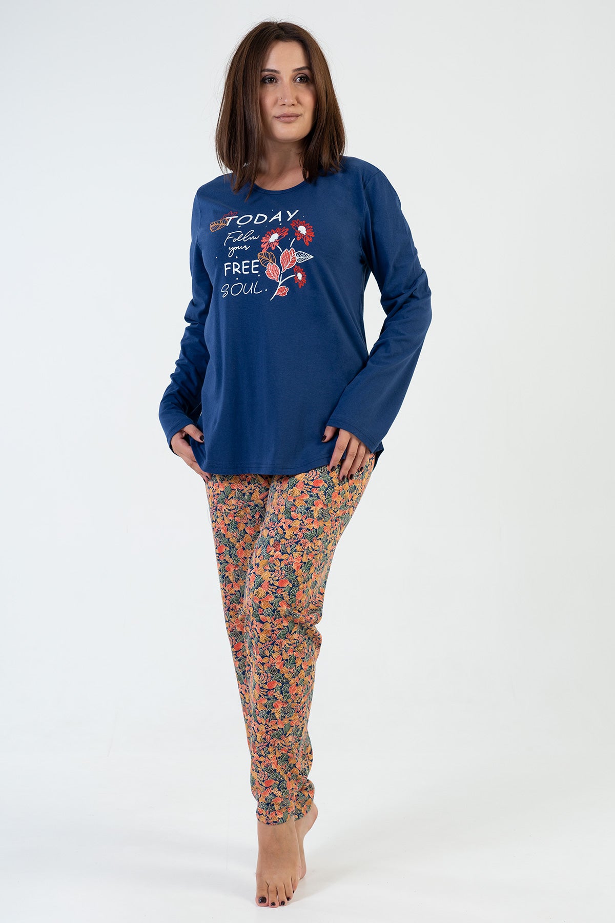 Woman Big Size Spring Time Pyjama Set
