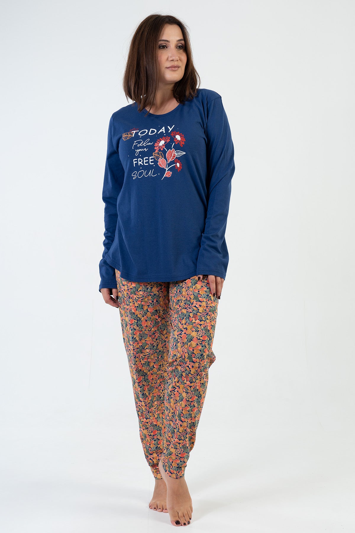 Woman Big Size Spring Time Pyjama Set