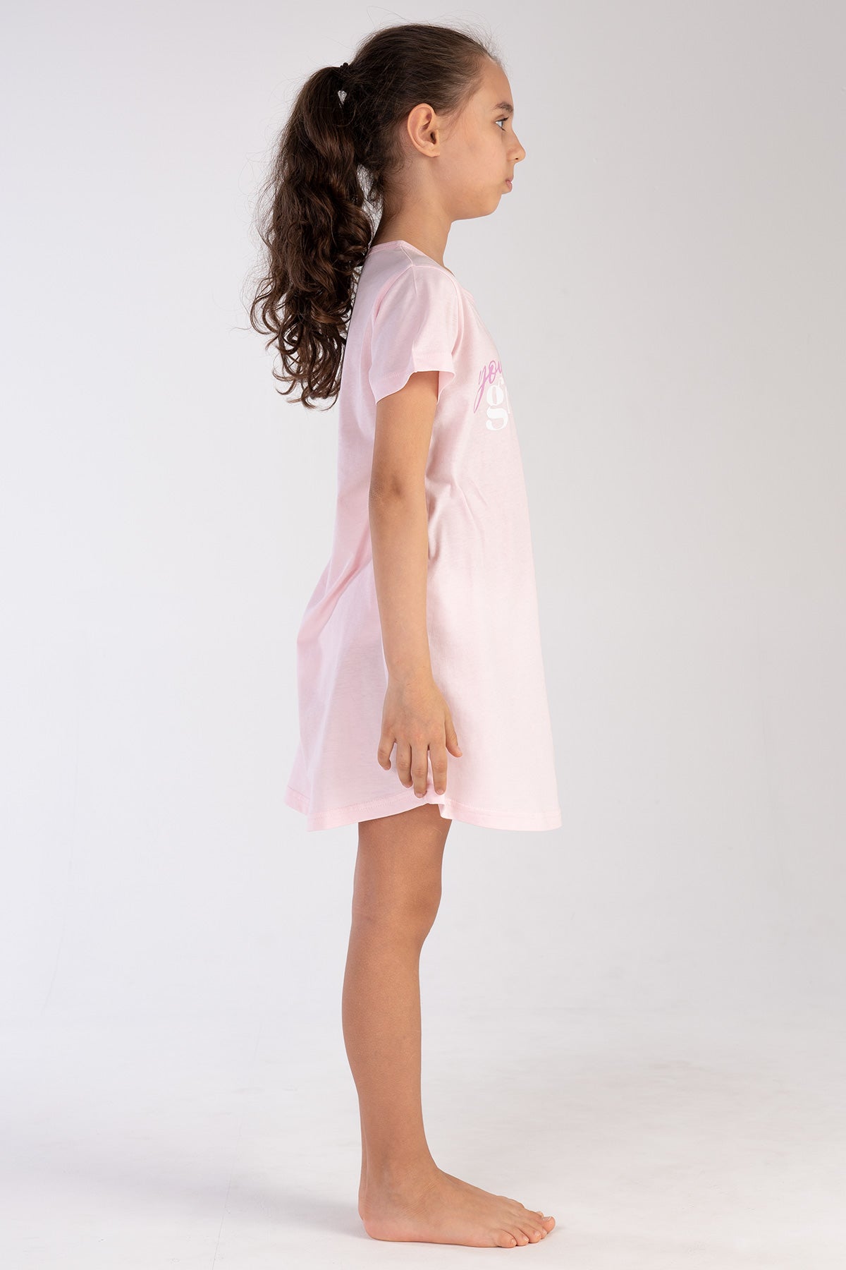 KIZ COCUK P.SUPREM O YAKA KISA KOL ETEGI OVAL TUNIK(3-4/9-10)