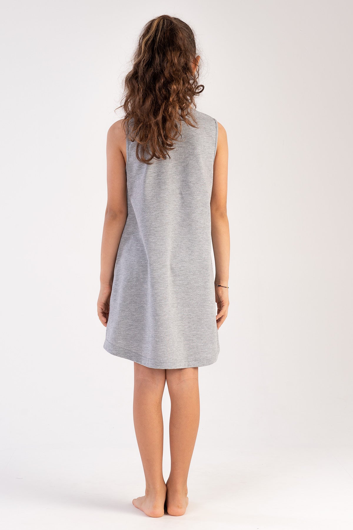 KIZ COCUK P.SUPREM KALIN ASKILI ETEGI OVAL TUNIK(3-4/9-10)