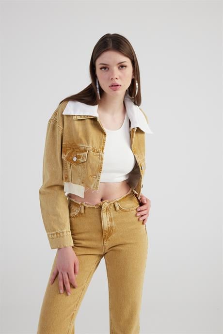 Rusted Jean Ceket Camel Camel L / 30