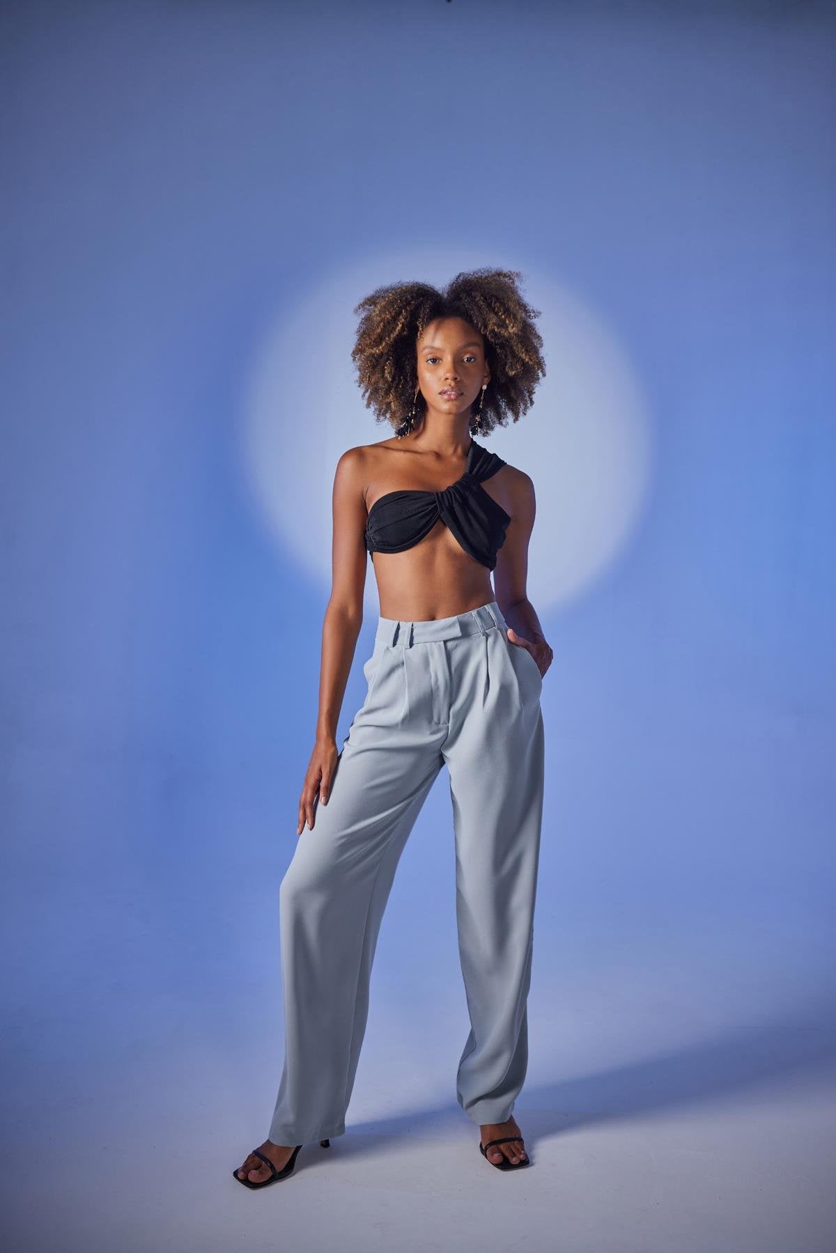 Palasia Pantolon Gri