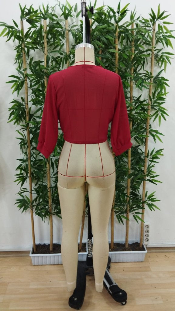 Kadın Fakir Kollu önden Bağlamalı Kısa şifon Bolero Ceket, 35873