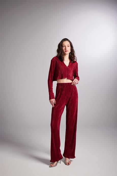 Comfy Pantolon Bordo