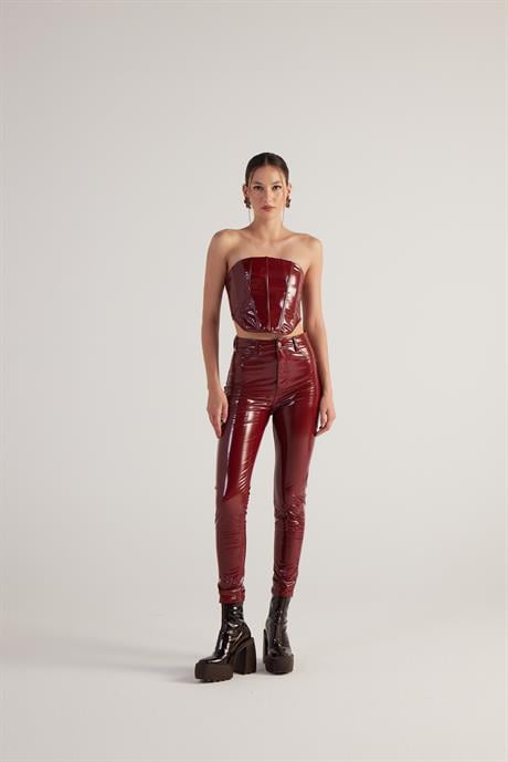 Bria Pantolon Bordo Bordo L