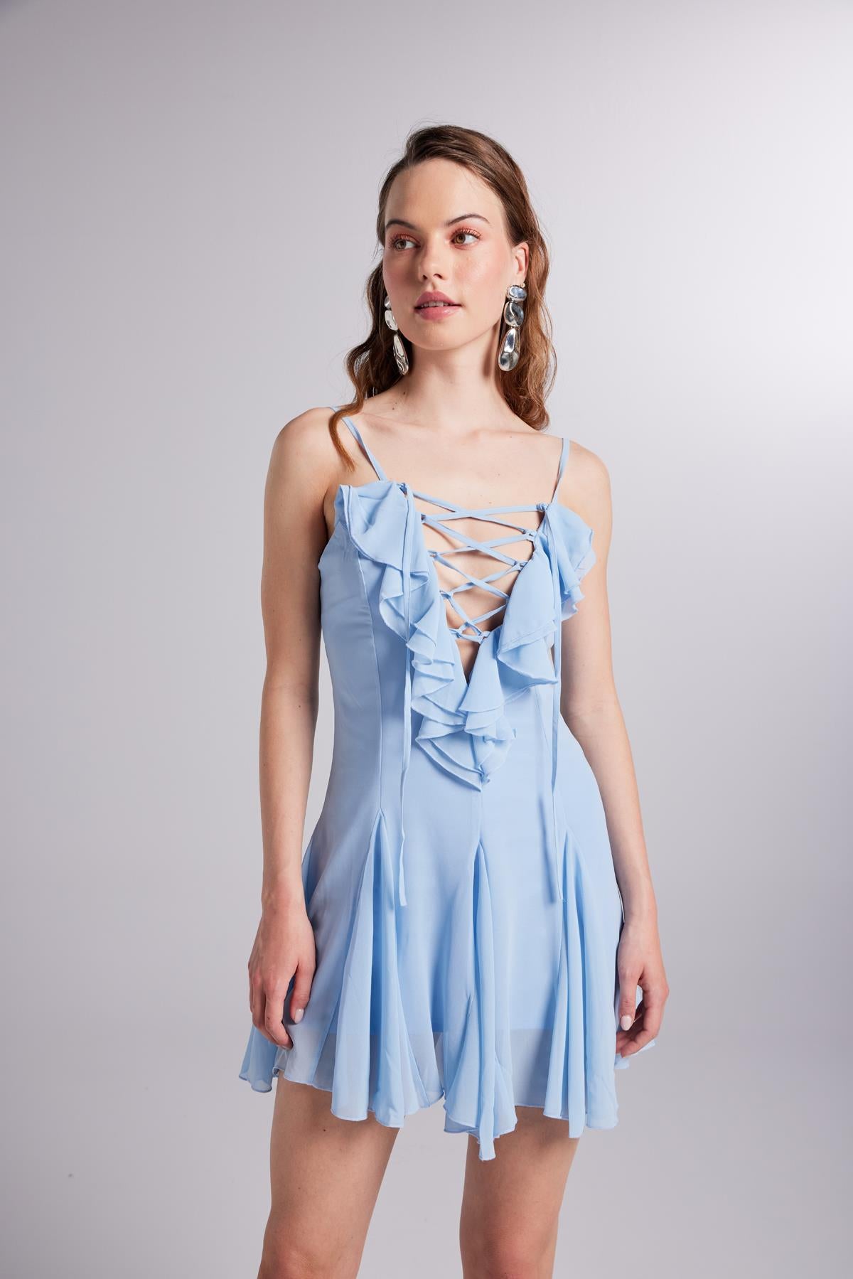 Sorento Elbise Mavi Mavi L