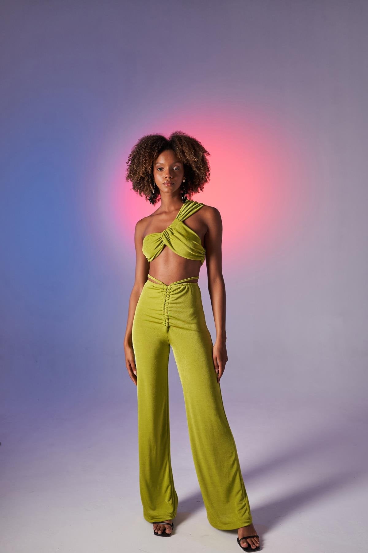 Beatrice Crop Yeşil