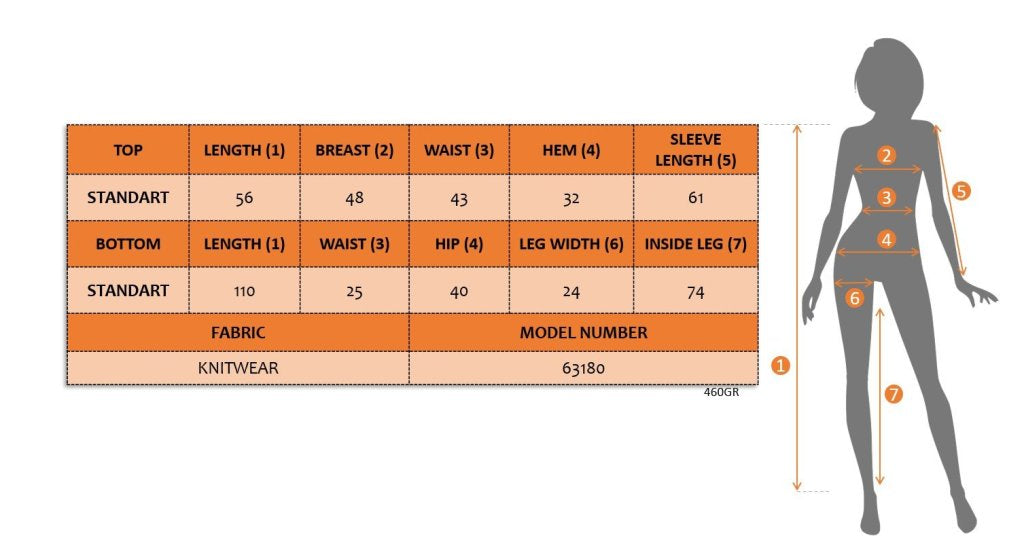 Kadın Uzun Kollu Yuvarlak Yaka Transparan Detaylı Triko Bluz Ve Pantolon Ikili Takım , 31660