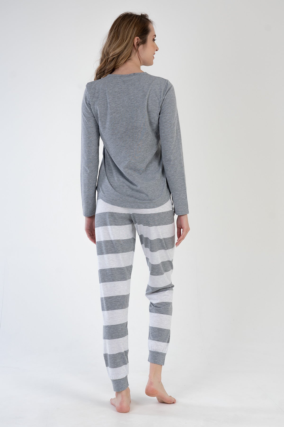 Woman Gray Good Night Pyjama Set