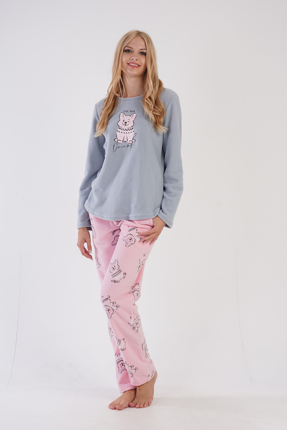 Woman Fleece Lighty Pyjama Set