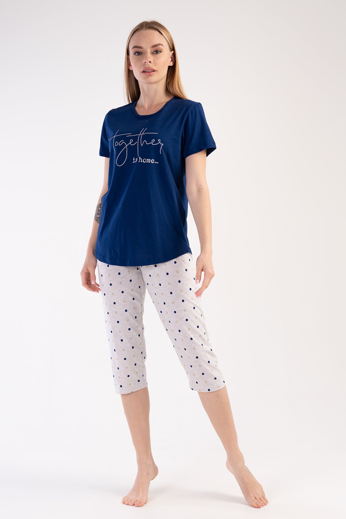 KADIN P.SUPREM O YAKA KISA KOL ETEGI OVAL KAPRI TAKIM