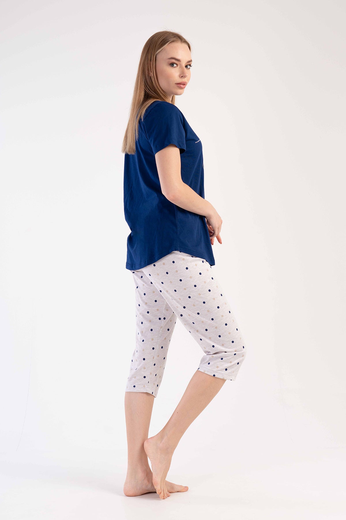 KADIN P.SUPREM O YAKA KISA KOL ETEGI OVAL KAPRI TAKIM