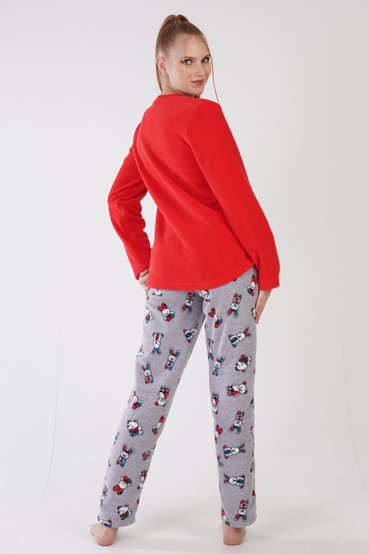 Woman Aila Fleece Long Sleeve Pyjama Set