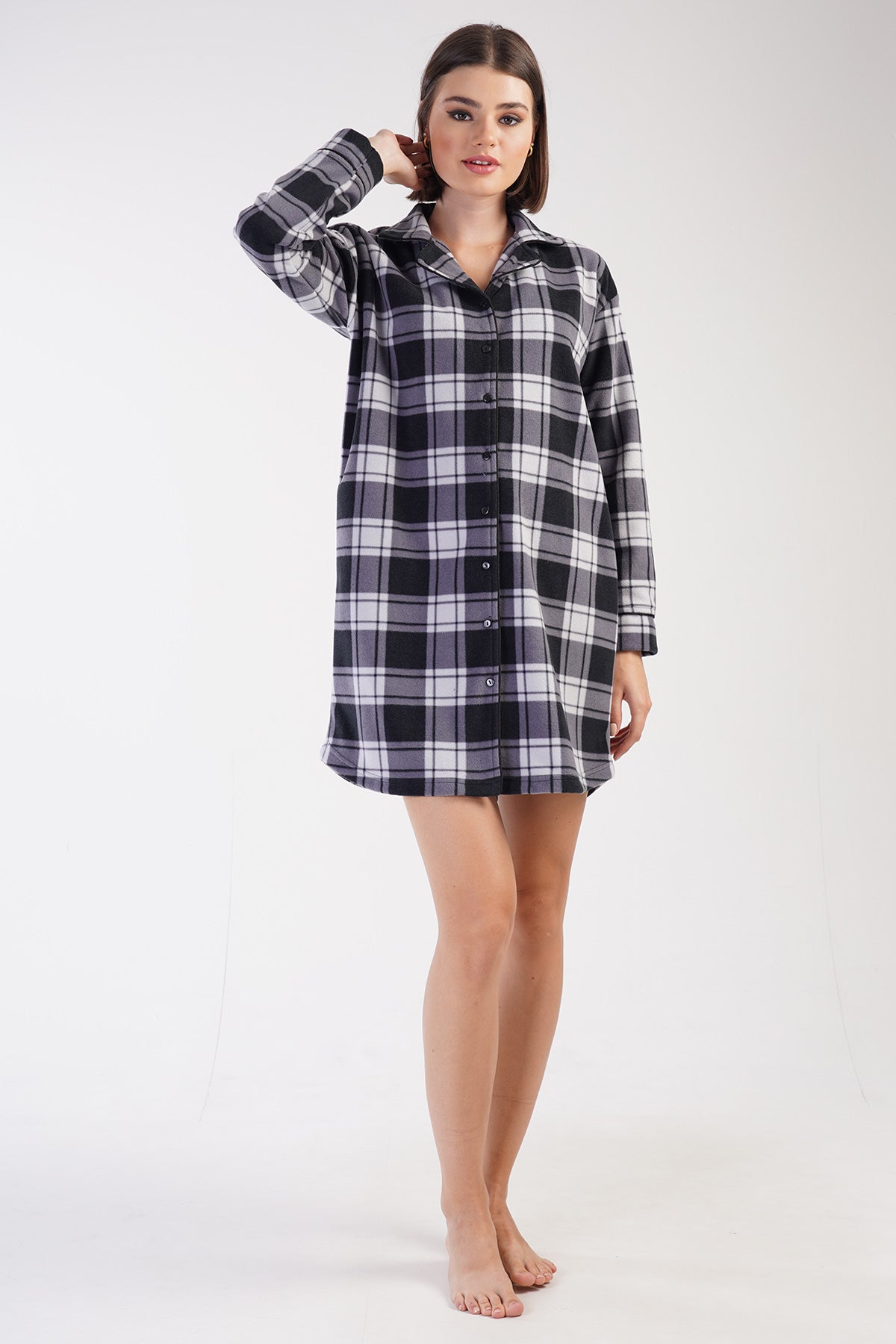 Woman Appy Fleece Shirt Tunic