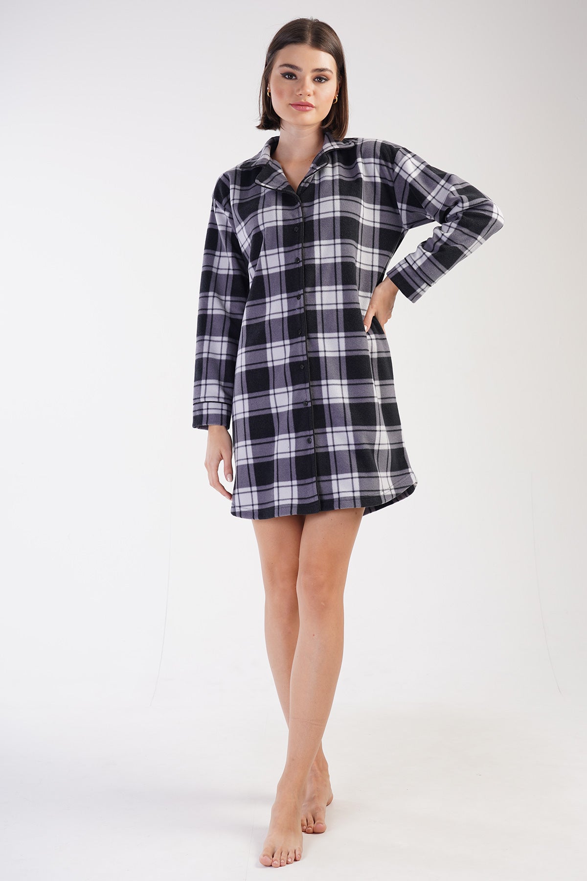 Woman Appy Fleece Shirt Tunic