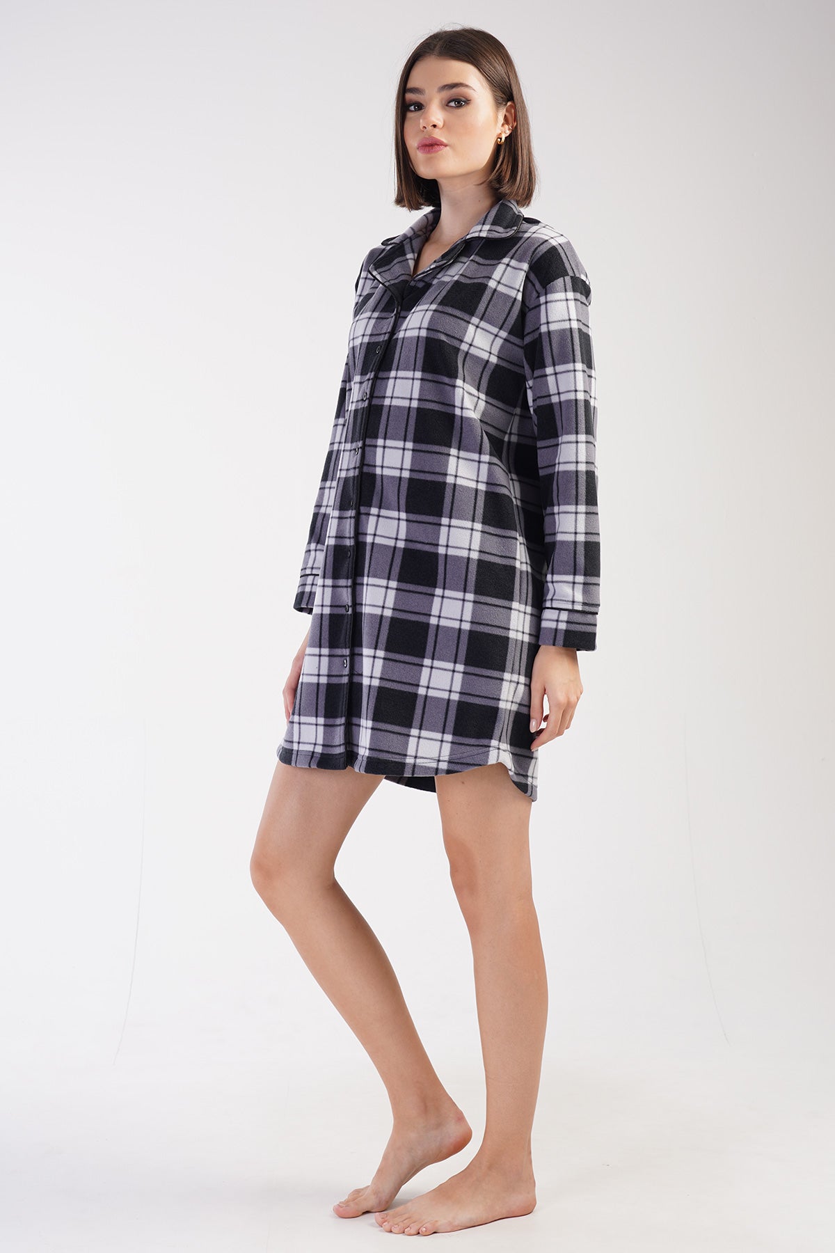 Woman Appy Fleece Shirt Tunic