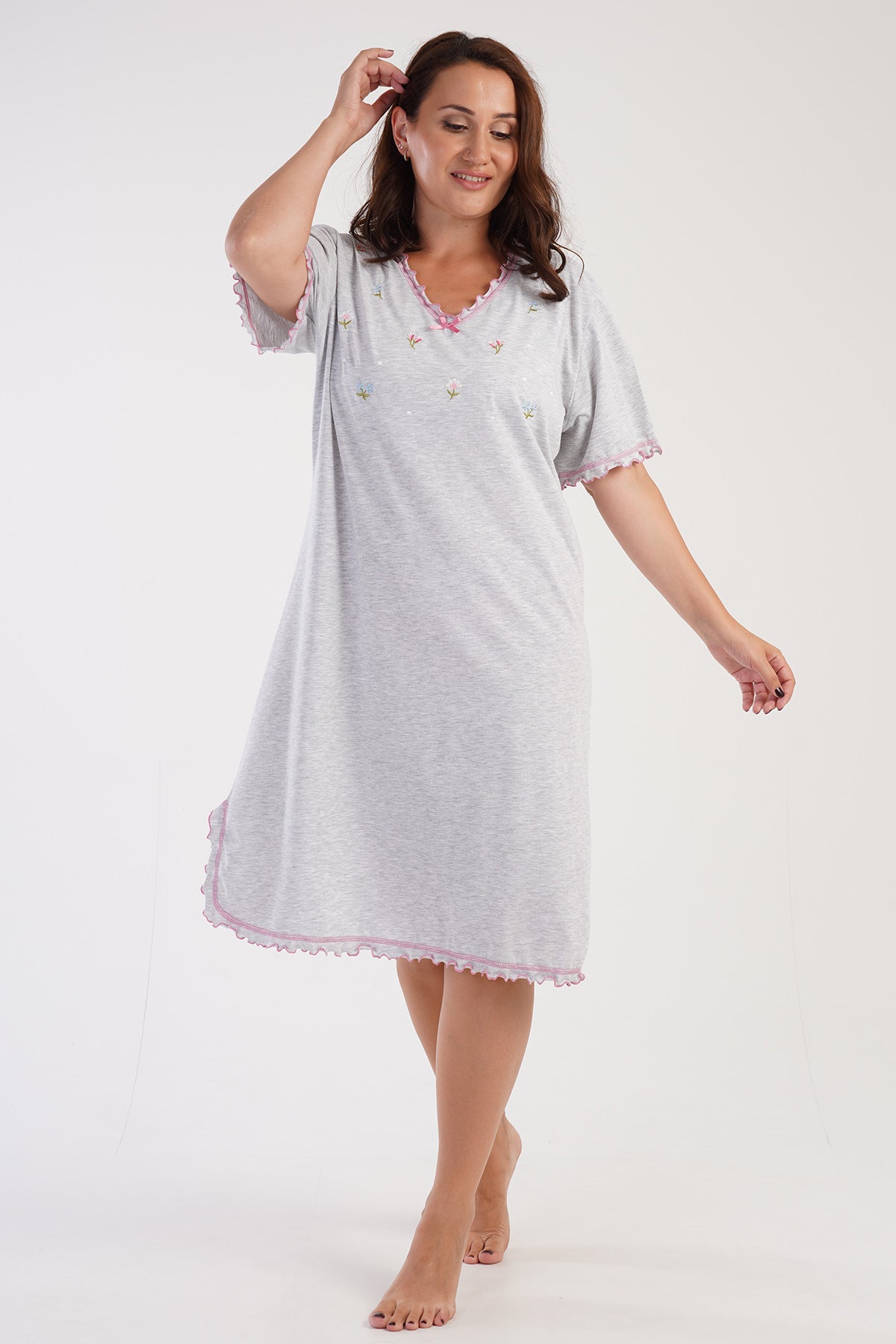 Woman Big Size Nereta Grandma Nightgown
