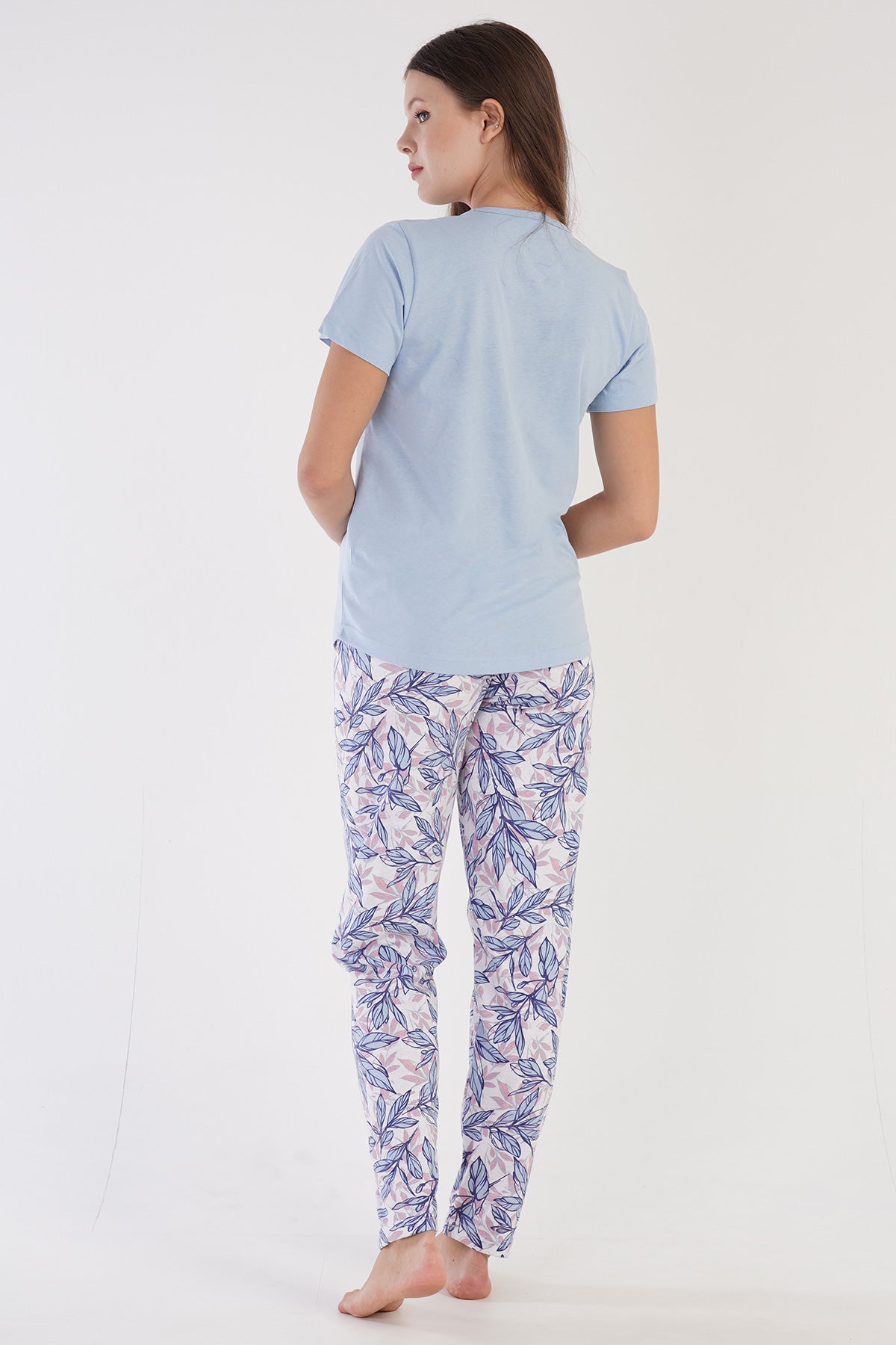 KADIN P.SUPREM O YAKA KISA KOL ETEGI OVAL PIJAMA TAKIM