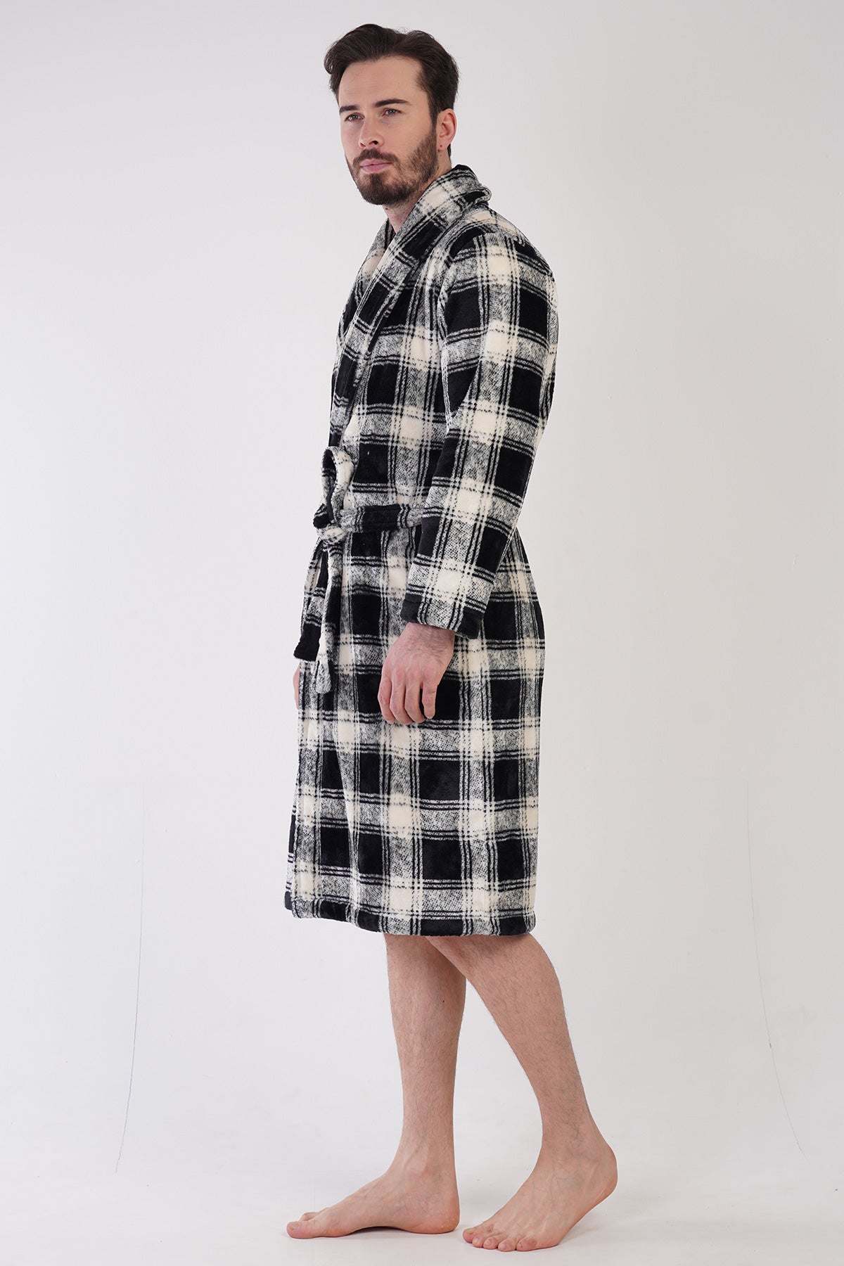 ERKEK SOFT SAL YAKA UZUN KOL CEPLI SABAHLIK