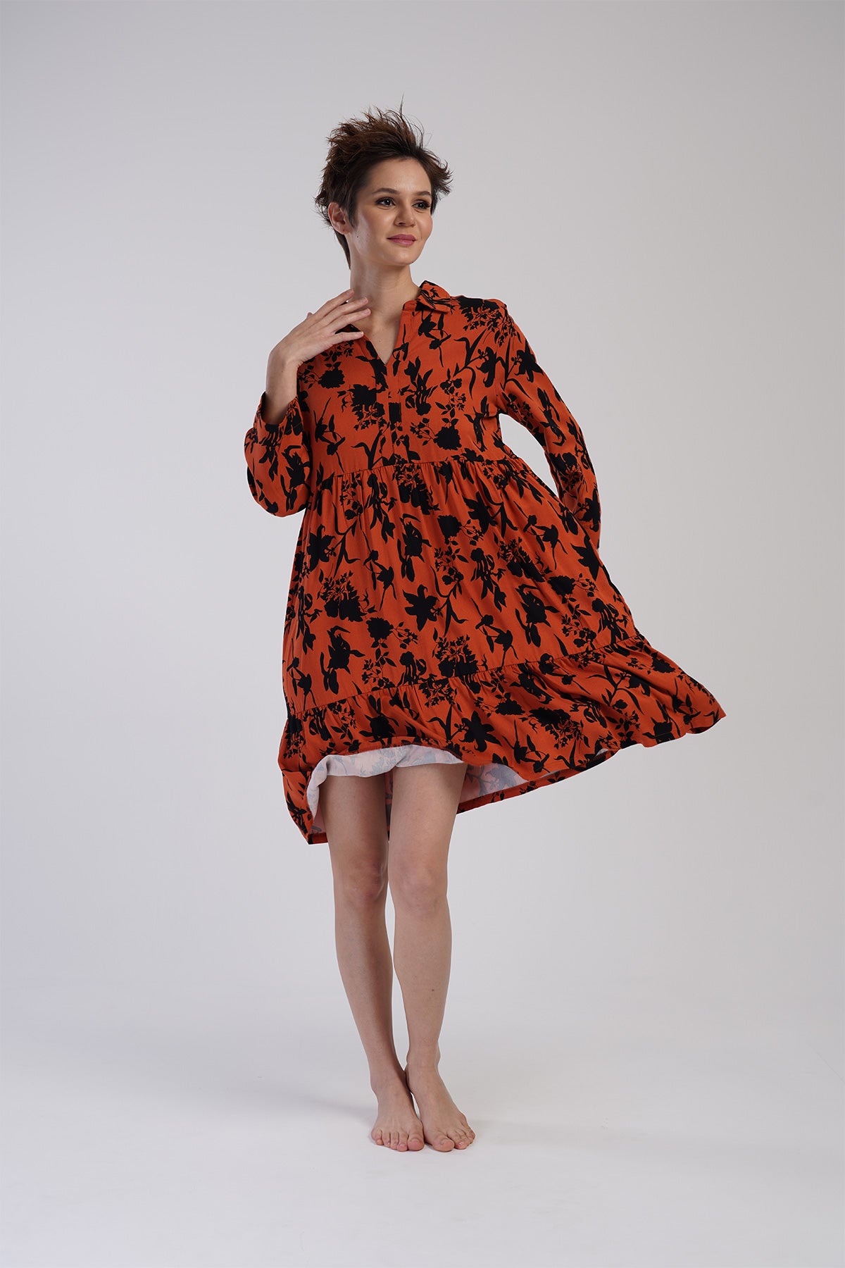 Woman Belmando Shirt Collar Tunic