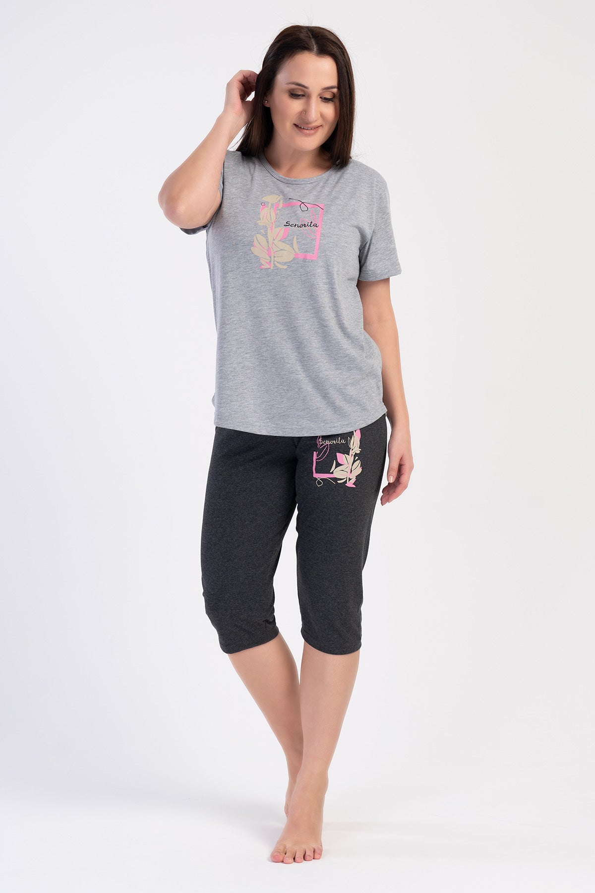 Woman Big Size Supreme Heya Capri Set