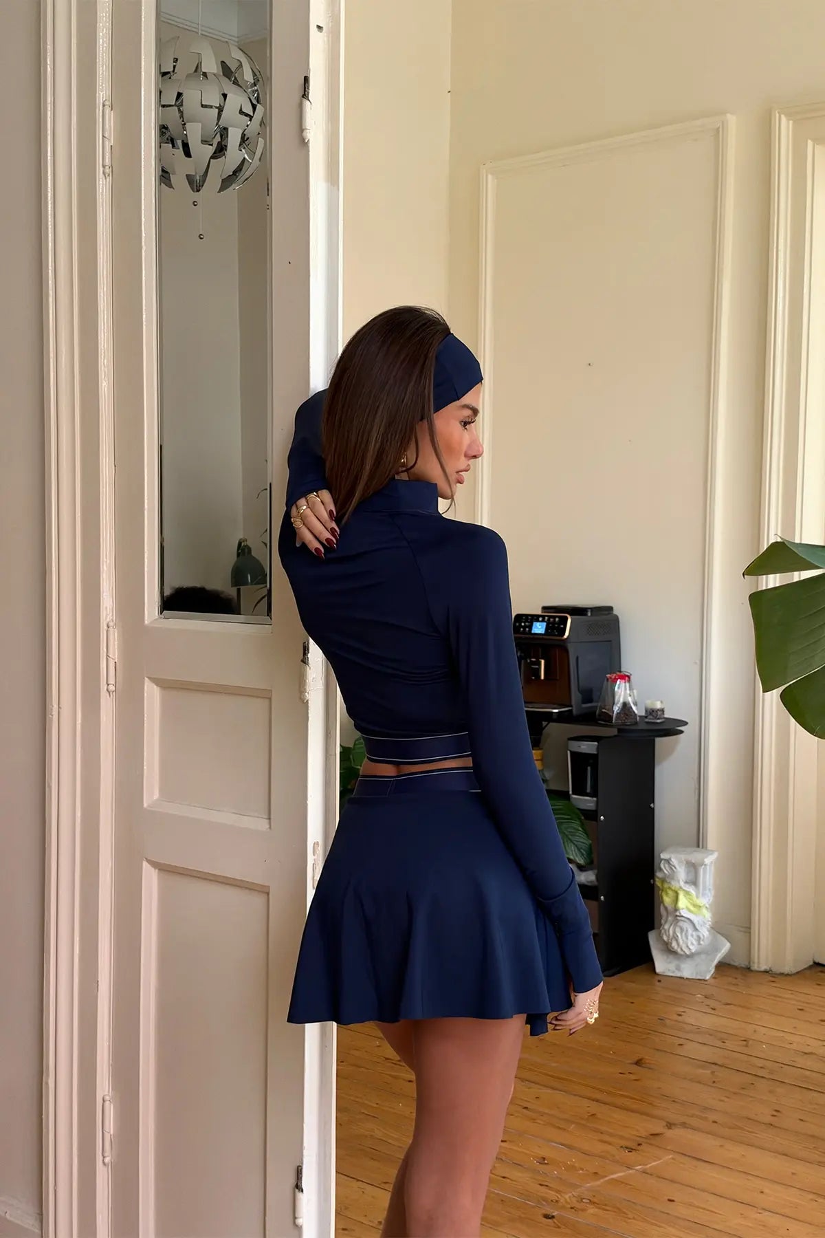 Lacivert 4 Lü Yoga Set
