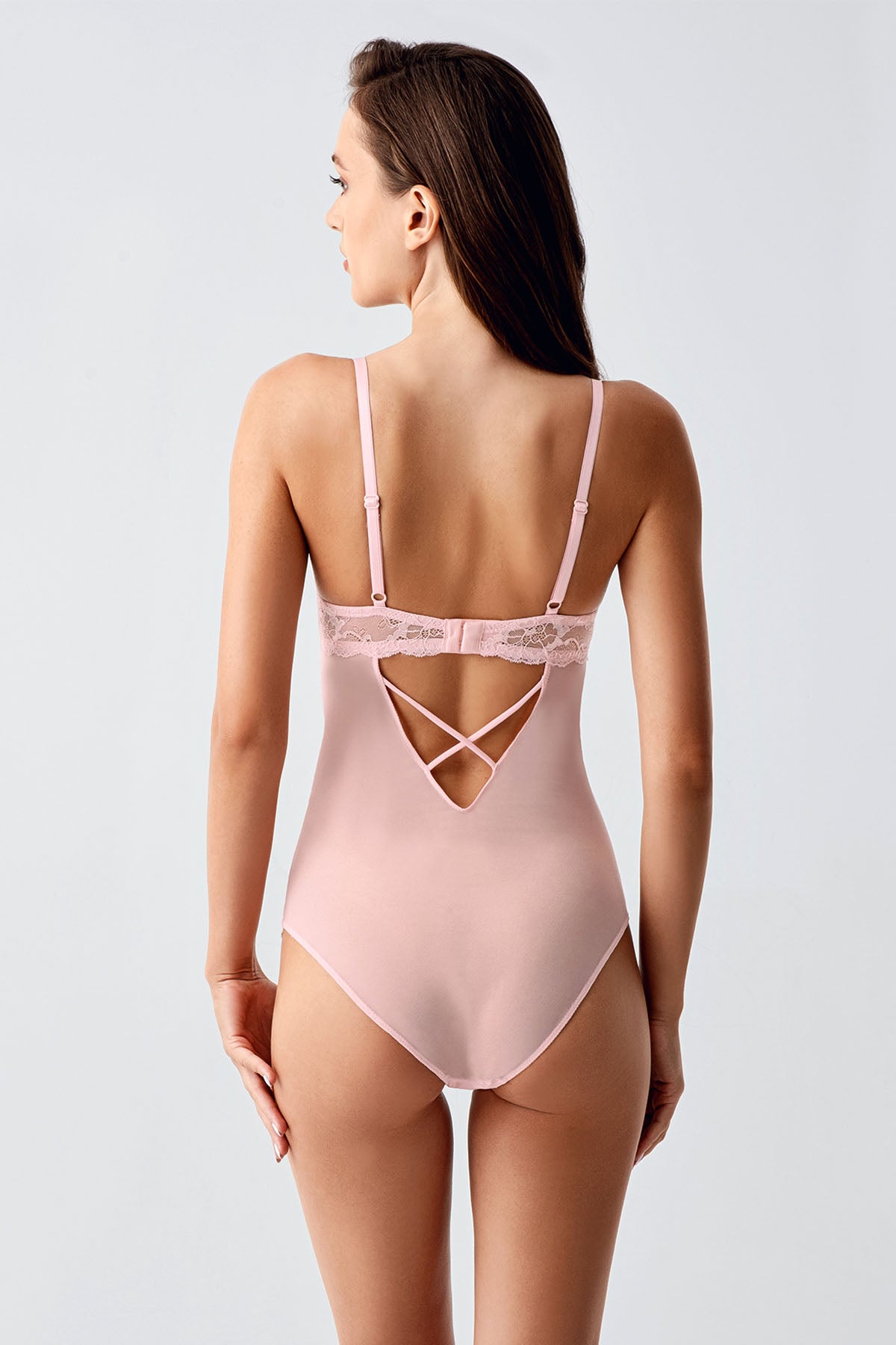 Kadın B Cup Destekli Body