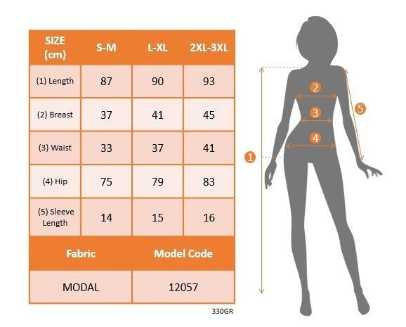 Kadın Kısa Kollu V Yakalı Kısa Modal Elbise, 34304