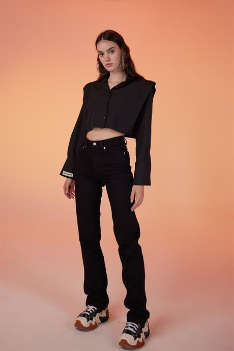 Sagrado Jean Pantolon Siyah Siyah L / 30