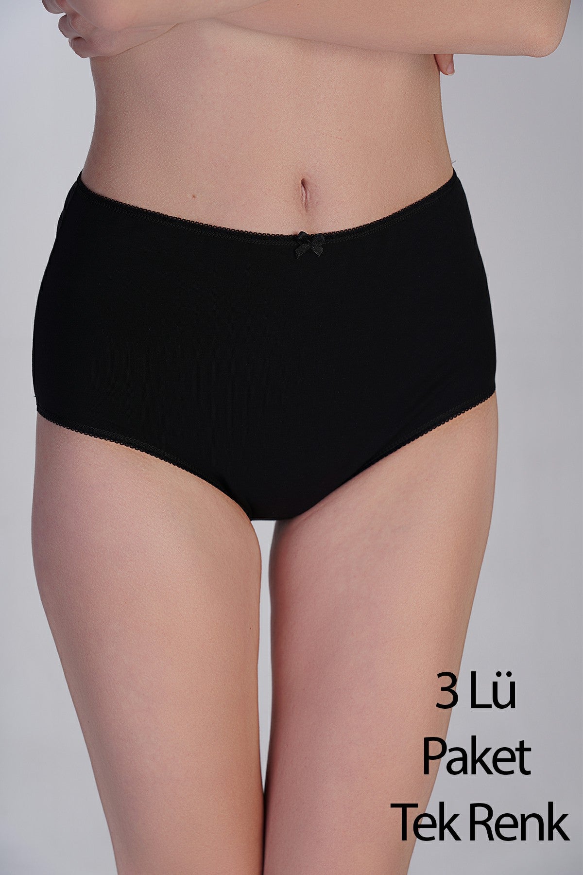 Kadın Yüksel Bel Bato Penye 3 lü Külot