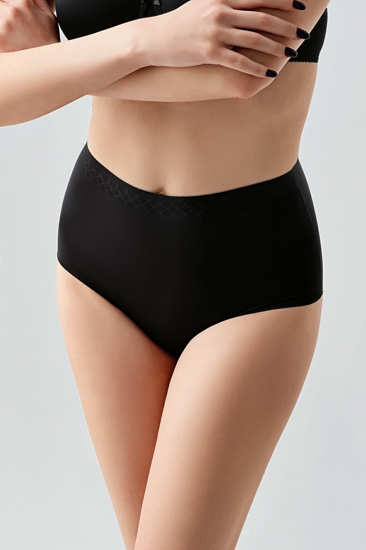 Kadın Yüksel Bel Bato Lazer Kesim Külot