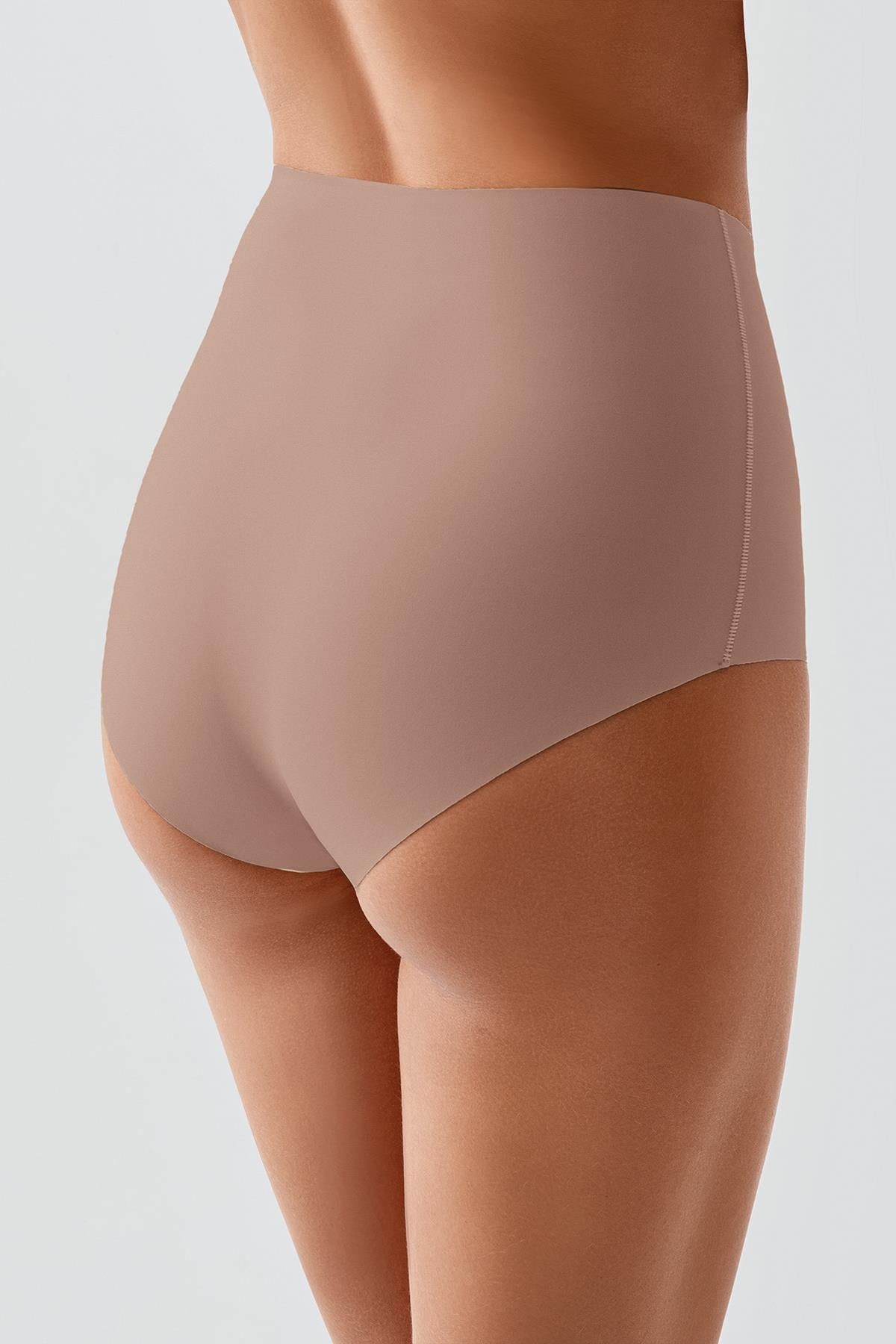 Kadın Yüksel Bel Bato Lazer Kesim Külot