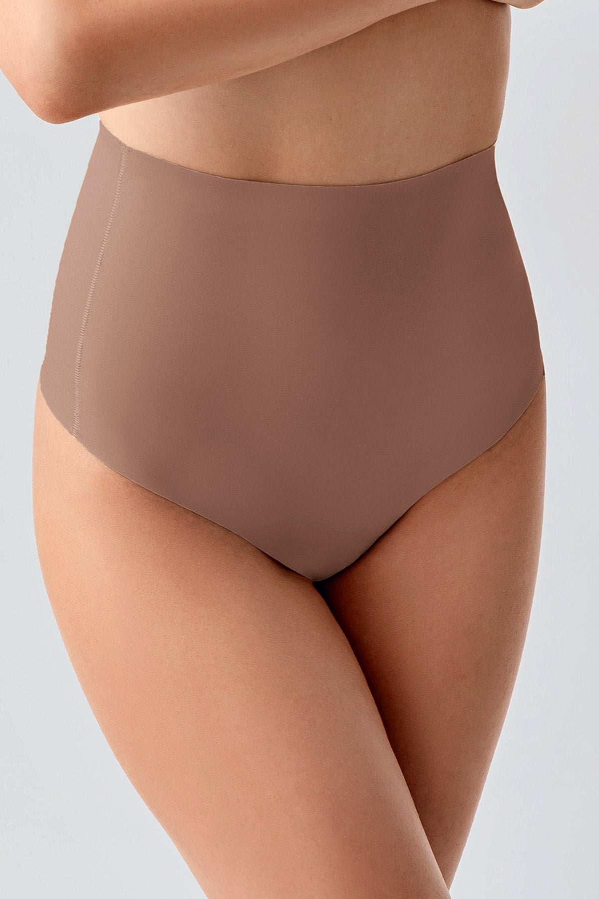 Kadın Yuksek Bel String Lazer Kesim Külot