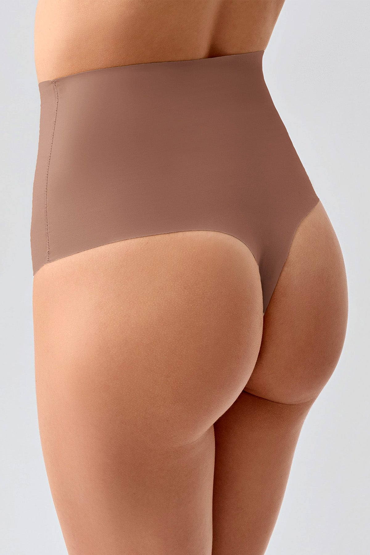 Kadın Yuksek Bel String Lazer Kesim Külot