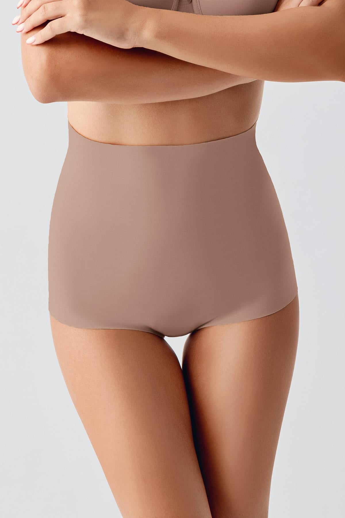 Kadın Lazer Yüksel Bel Slip Külot