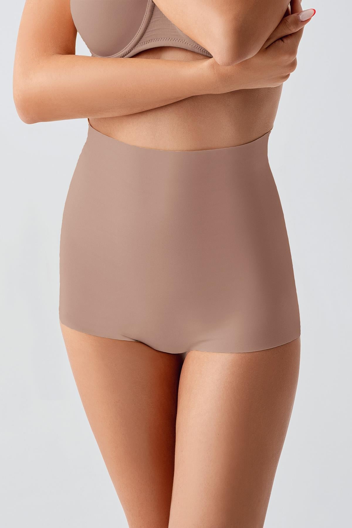 Kadın Lazer Yüksel Bel Slip Külot