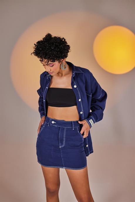 Sofie Etek Lacivert Lacivert L