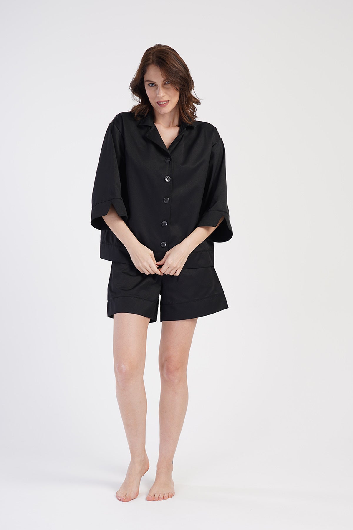 Woman Oxford Short Set