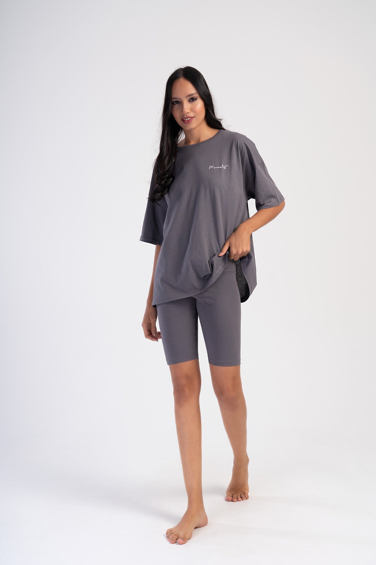 KADIN LYC SUPREM O YAKA DUSUK OMUZLU KISA KOL TAYT TAKIM