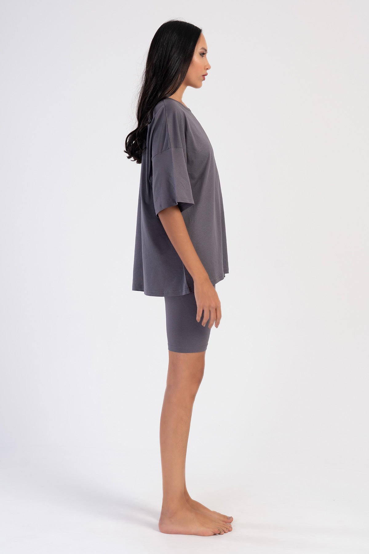 KADIN LYC SUPREM O YAKA DUSUK OMUZLU KISA KOL TAYT TAKIM