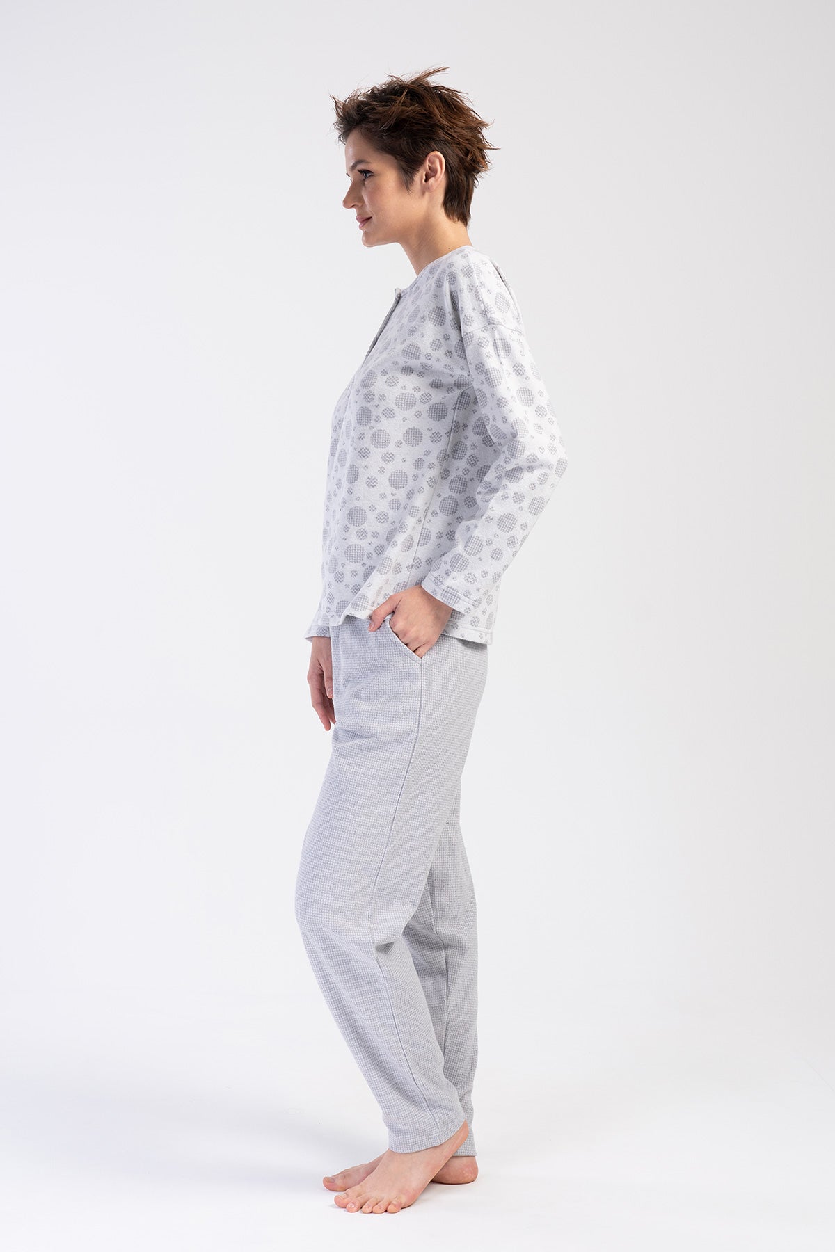 Woman Mander Interlock Pyjama Set