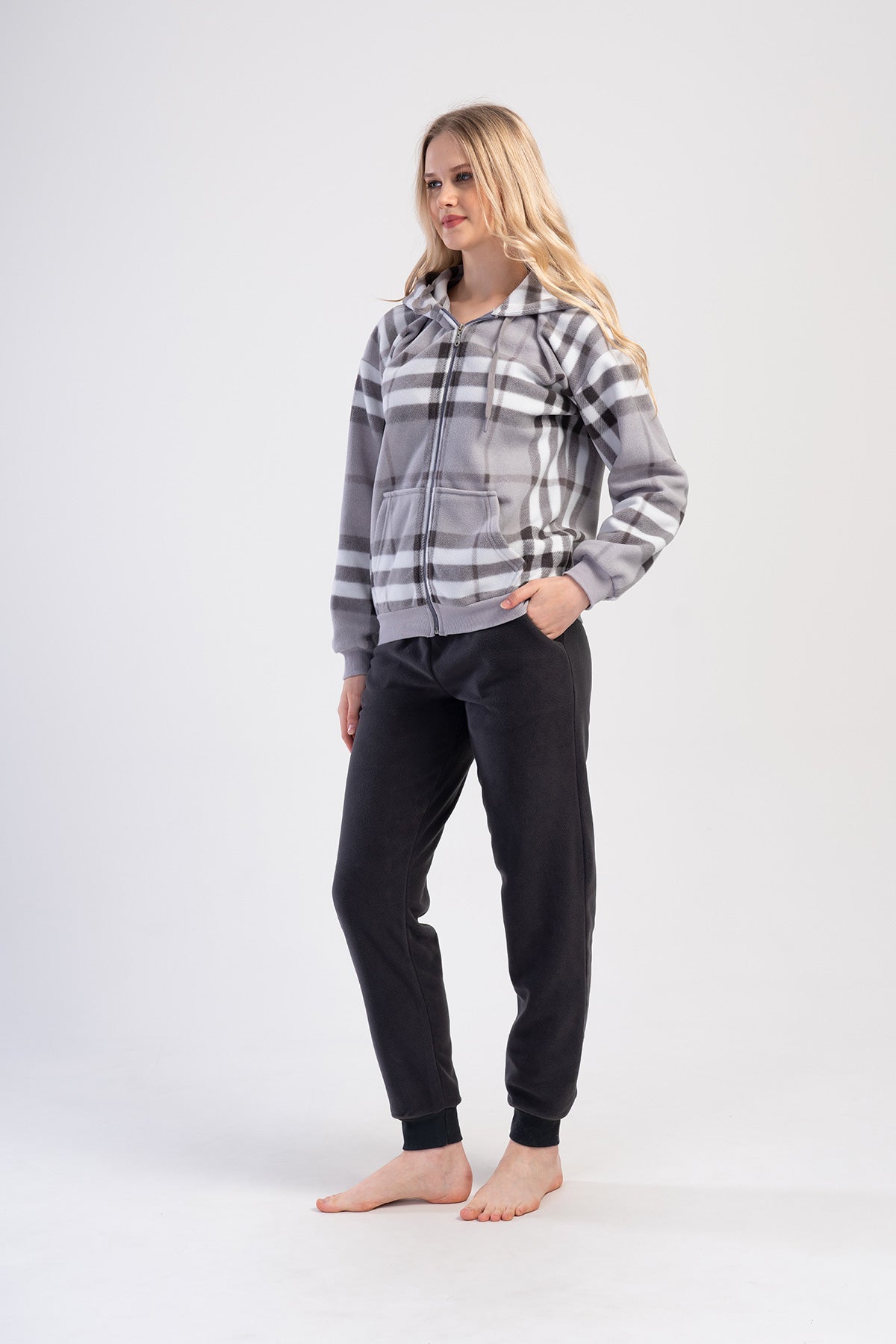 Woman Gany Fleece Pyjama Set