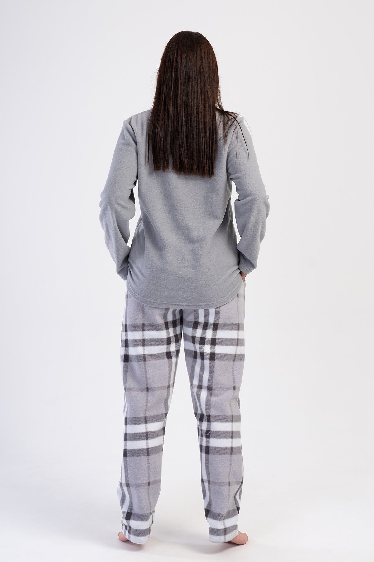 Woman Fleece Big Size Gesty Pyjama Set