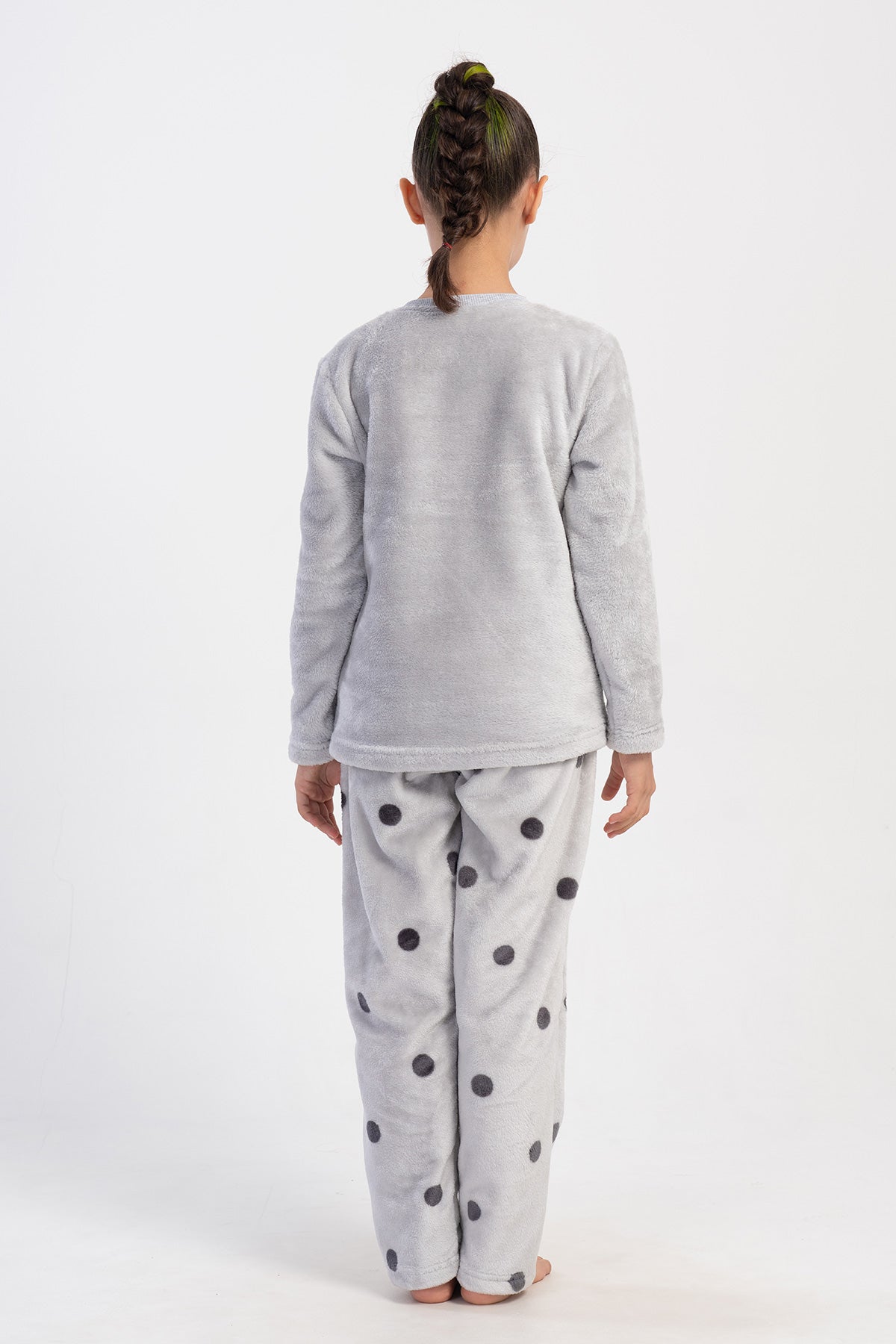 KIZ COCUK SOFT O YAKA UZUN KOL ETEGI OVAL CEPLI PIJAMA TAKIM(7-8/15-16)