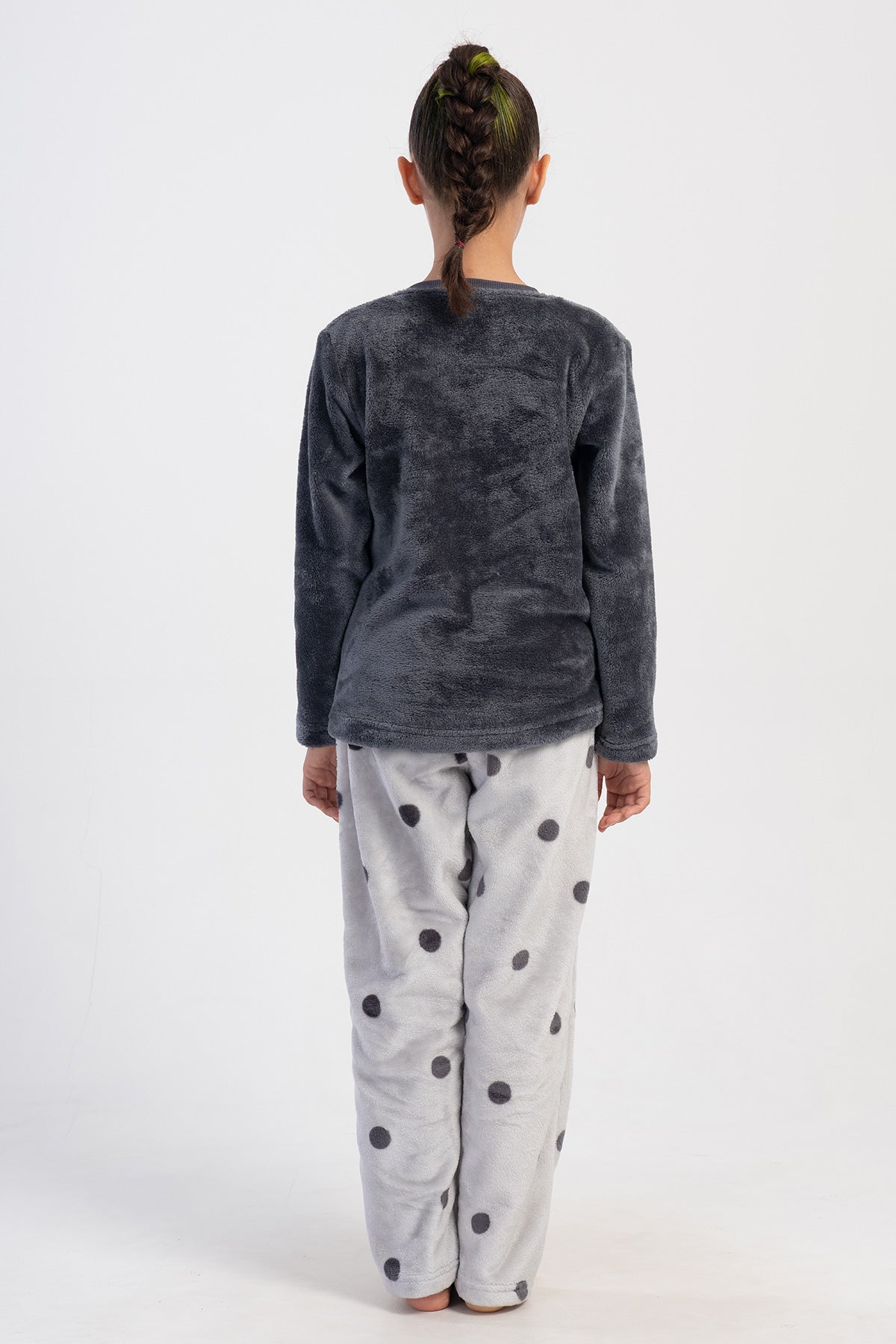 KIZ COCUK SOFT O YAKA UZUN KOL ETEGI OVAL CEPLI PIJAMA TAKIM(7-8/15-16)